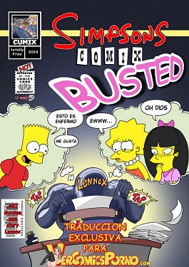 Simpsons Comix Busted (Spanish)