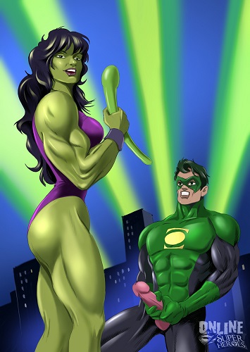 Green Lantern- Green Meeting (She Hulk)