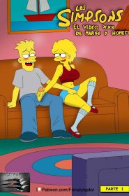 El video XXX de Marge y Homero- Ferozyraptor (1)