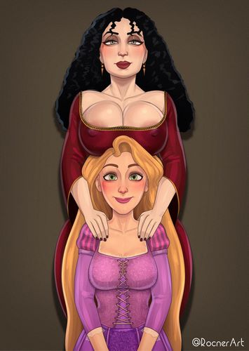 Mother Gothel x Rapunzel (Tangled) [Rocner]